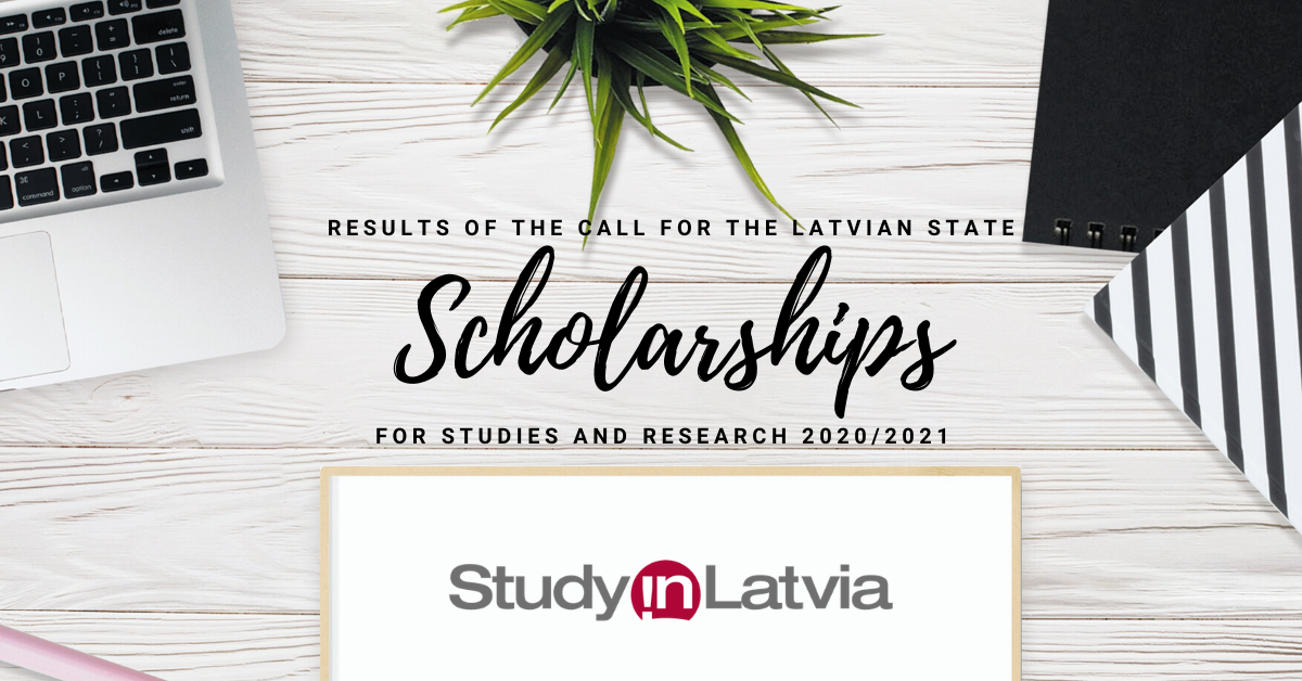 Results of the call for the Latvian state scholarships 2020/2021
