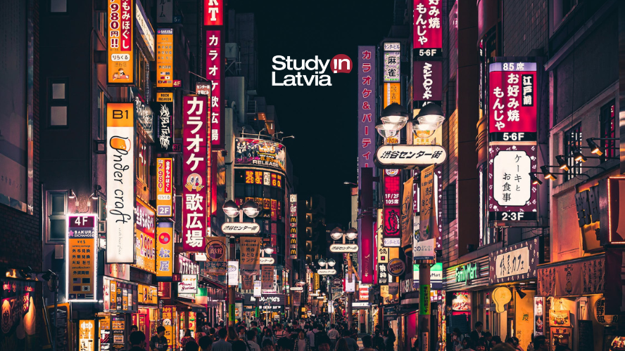 Latvian and Japanese government representatives sign an agreement on youth mobility