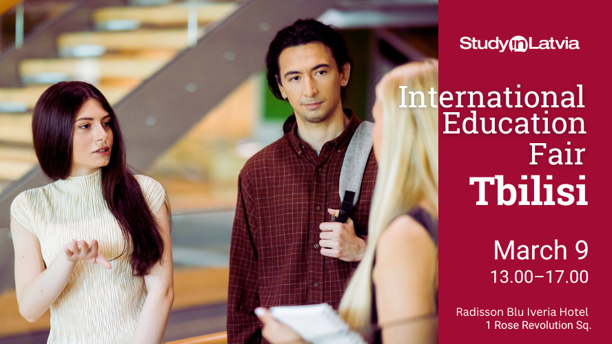 Join the biggest International Education fair in Georgia (Tbilisi) to Study in Latvia!