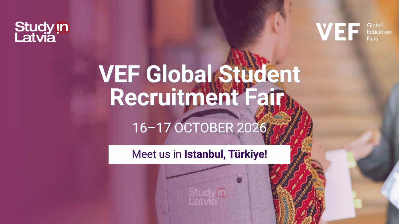 Join the biggest International Education fair in Istanbul, Türkiye to study in Latvia!